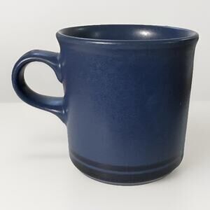 Set Of 4 Coffee Mugs - Pfaltzgraff USA Morning Light - Cobalt Blue